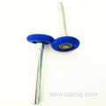 2*4 Garage door blue nylon roller